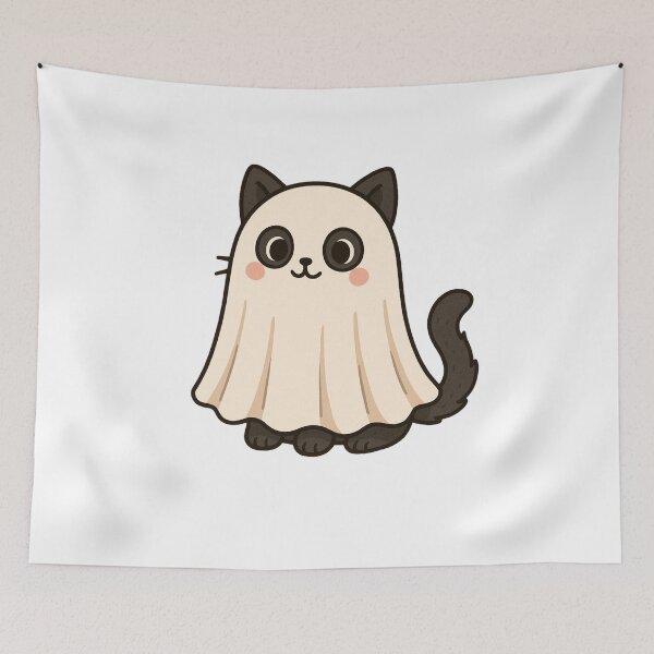 Item preview, Cat Boo Ghost Halloween Gifts designed and sold by Prints-by-Olaf.