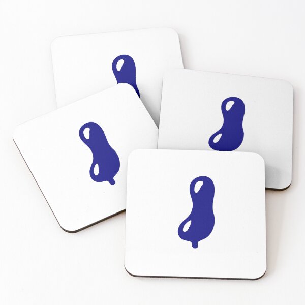 Item preview, Glossy Dark Blue Liquid Letter I Typography Art designed and sold by uncoXab.