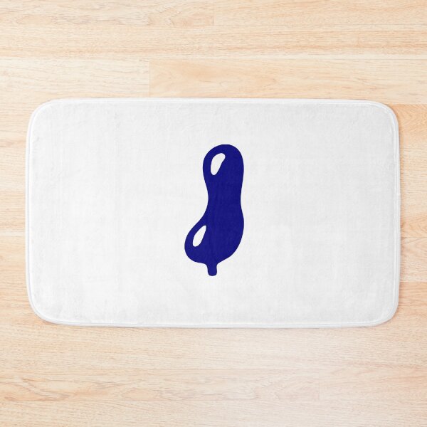 Item preview, Glossy Dark Blue Liquid Letter I Typography Art designed and sold by uncoXab.