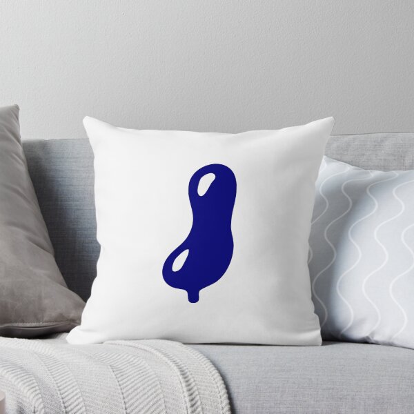 Item preview, Glossy Dark Blue Liquid Letter I Typography Art designed and sold by uncoXab.