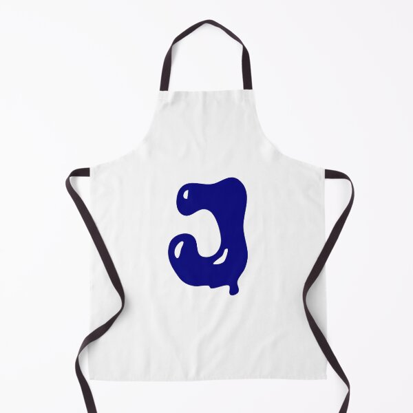 Item preview, Glossy Dark Blue Liquid Letter J Typography Art designed and sold by uncoXab.