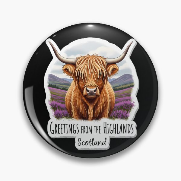 Item preview, Greetings from the Highlands: A Charming Hairy Coo designed and sold by Digital Dreams Arts.