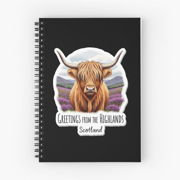 Item preview, Greetings from the Highlands: A Charming Hairy Coo designed and sold by Digital Dreams Arts.