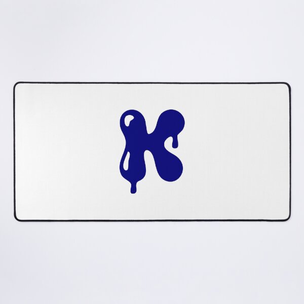 Item preview, Copy of Glossy Dark Blue Liquid Letter K Typography Art designed and sold by uncoXab.