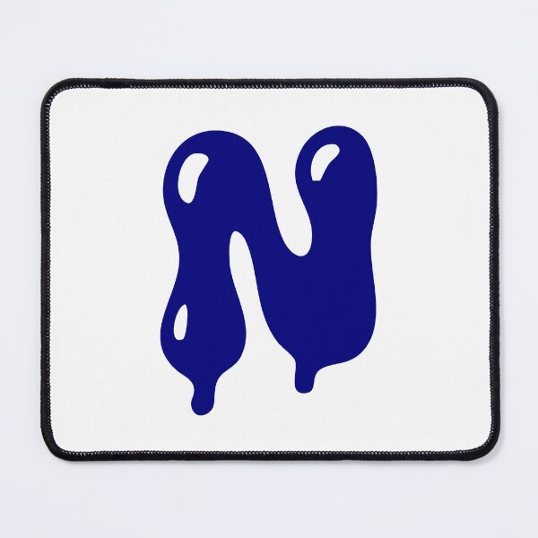 Item preview, Copy of Glossy Dark Blue Liquid Letter N Typography Art designed and sold by uncoXab.