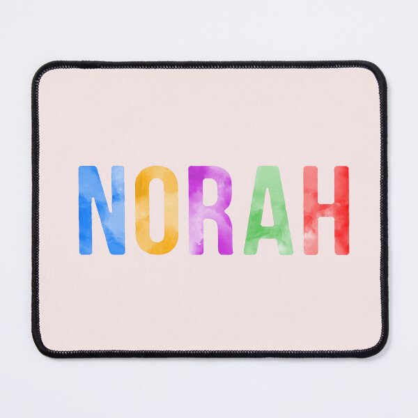 Item preview, Norah Name Bright Colors designed and sold by Jeallan Designs.