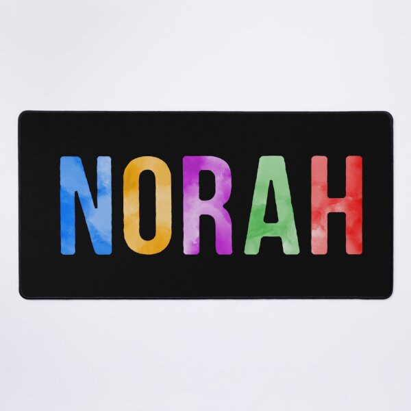 Item preview, Norah Name Bright Colors designed and sold by Jeallan Designs.