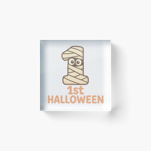 Item preview, Cute 1st Halloween Logo designed and sold by PeckyPom.