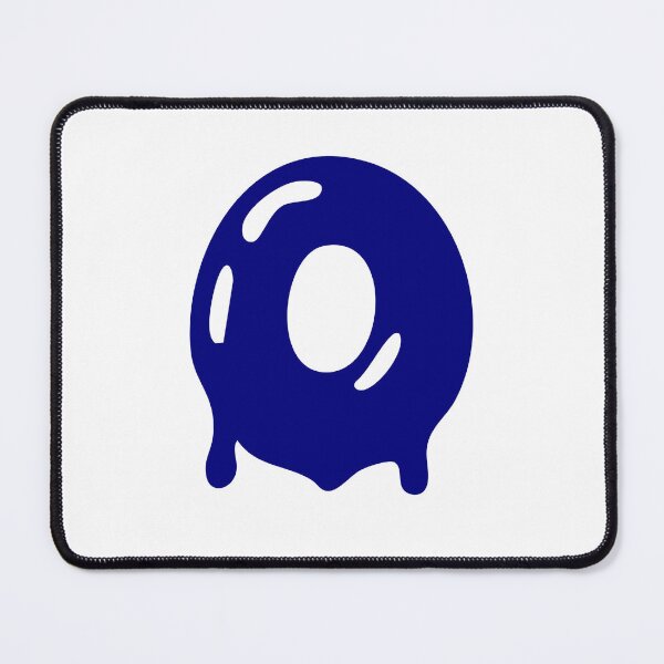 Item preview, Copy of Glossy Dark Blue Liquid Letter O Typography Art designed and sold by uncoXab.