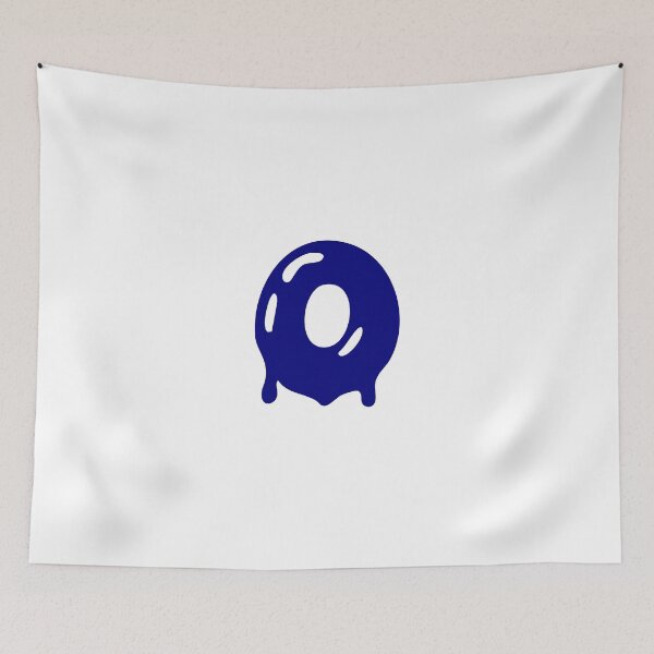 Item preview, Copy of Glossy Dark Blue Liquid Letter O Typography Art designed and sold by uncoXab.