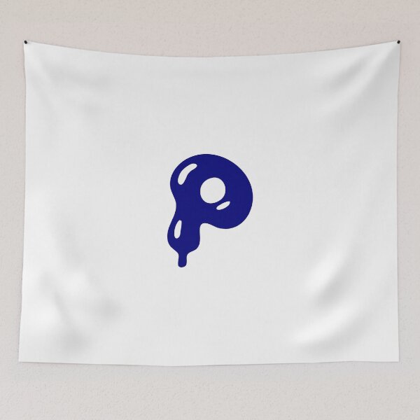 Item preview, Copy of Glossy Dark Blue Liquid Letter P Typography Art designed and sold by uncoXab.