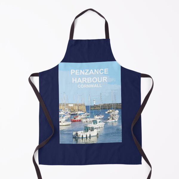 Item preview, Penzance Cornwall.Cornish gift Kernow Travel location poster designed and sold by BarbaraGlebska.