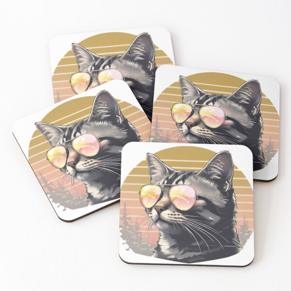 Item preview, Cool Cat  with sunglass designed and sold by GUNAPRIYAA.