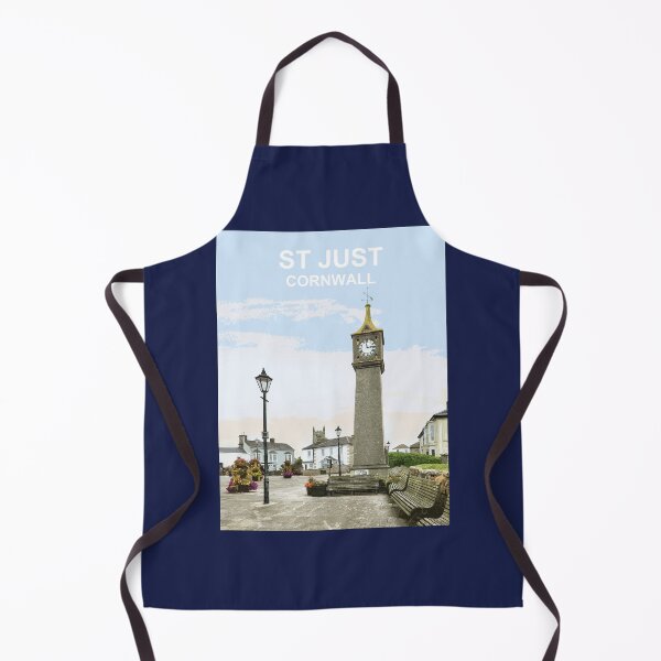 Item preview, St Just Cornwall.Cornish gift Kernow Travel location poster designed and sold by BarbaraGlebska.