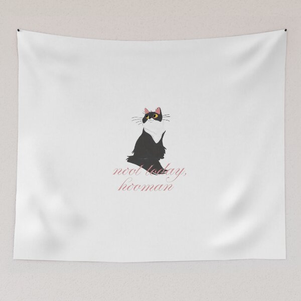 Item preview, Not Today Hooman  designed and sold by ridnaledesigner.