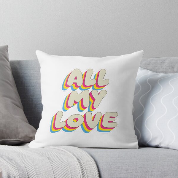 Item preview, LGBTQIA+ - Pansexual Love Artwork "All My Love" designed and sold by CC-ArtOnline.