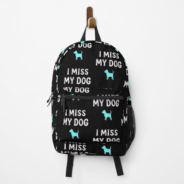 Item preview, I Miss My Dog – Pet Memorial Quote with Cute Dog Illustration designed and sold by creativerooney.
