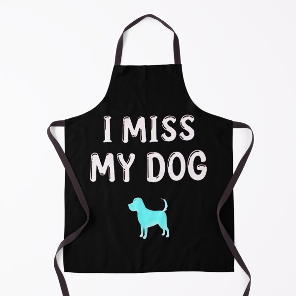 Item preview, I Miss My Dog – Pet Memorial Quote with Cute Dog Illustration designed and sold by creativerooney.