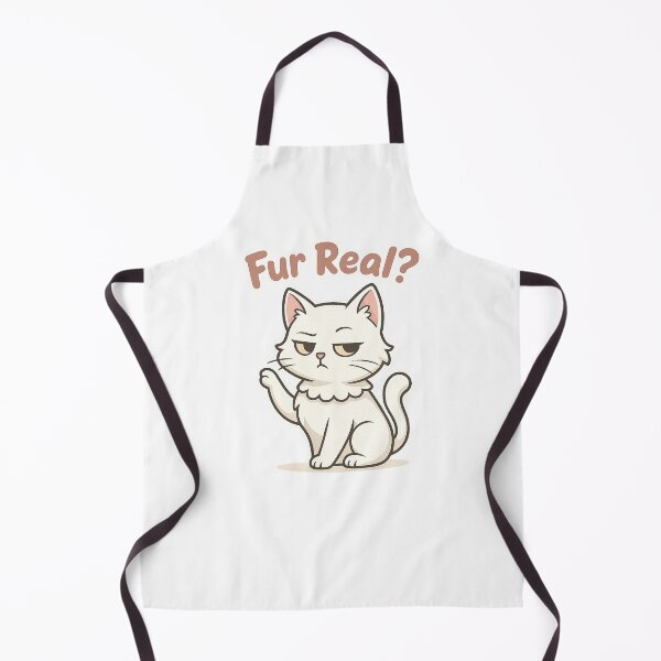 Item preview, Fur Real? Sassy White Cat designed and sold by anabear-art.