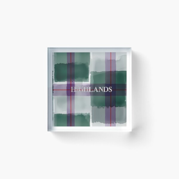Item preview, Colors of the Highlands: An Abstract Tartan Pattern designed and sold by Digital Dreams Arts.
