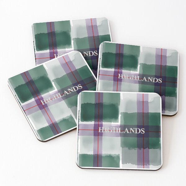 Item preview, Colors of the Highlands: An Abstract Tartan Pattern designed and sold by Digital Dreams Arts.