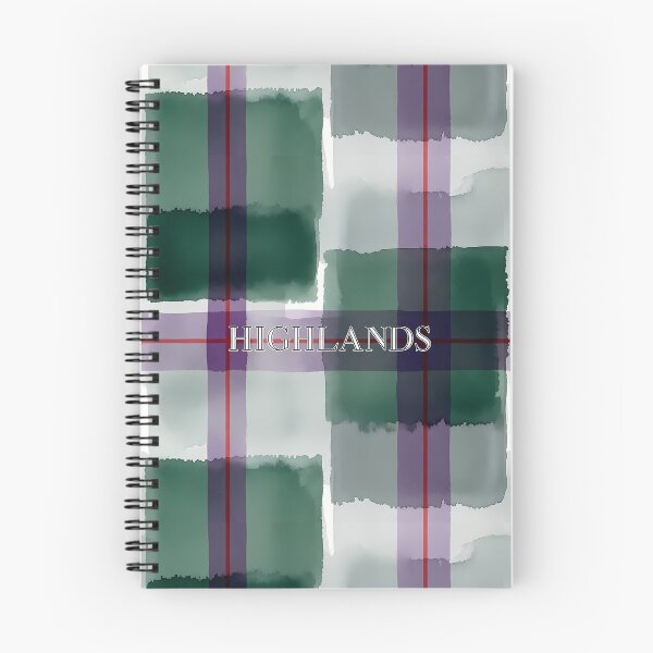 Item preview, Colors of the Highlands: An Abstract Tartan Pattern designed and sold by Digital Dreams Arts.