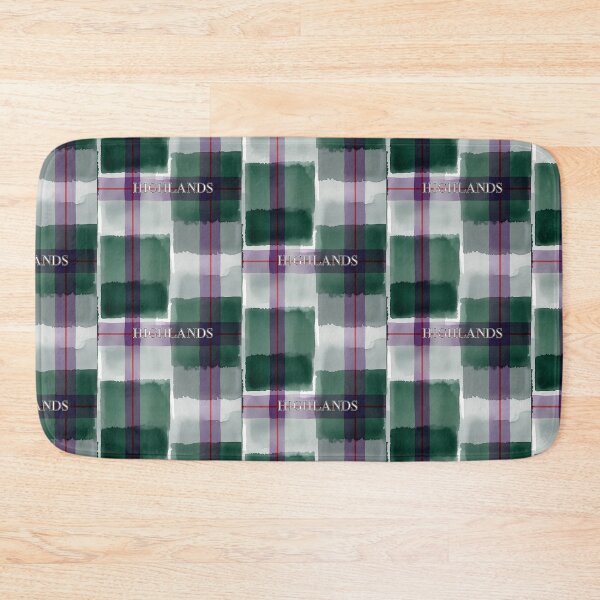 Item preview, Colors of the Highlands: An Abstract Tartan Pattern designed and sold by Digital Dreams Arts.