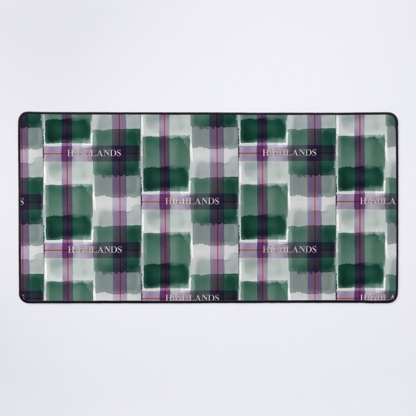 Item preview, Colors of the Highlands: An Abstract Tartan Pattern designed and sold by Digital Dreams Arts.