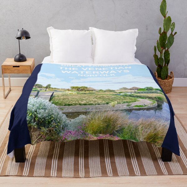 Item preview, Great Yarmouth Waterways Norfolk. Travel poster East Anglia designed and sold by BarbaraGlebska.