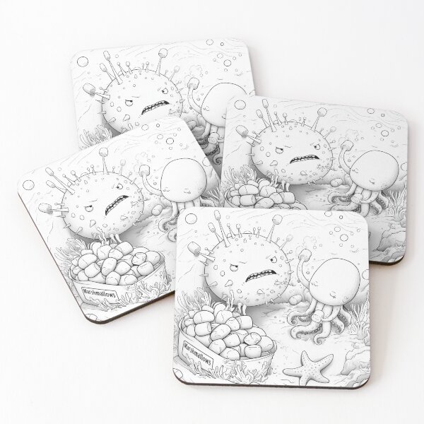 Item preview, Pufferfish and firend designed and sold by Wagging-Tales.
