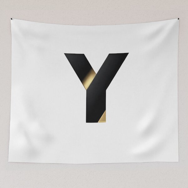 Item preview,  Letter Y – Gold & Black Elegance designed and sold by RAKO13.