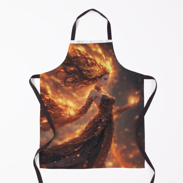 Item preview, Emberborne Fire Goddess – Cinematic Fantasy Art by NegarTv Designs designed and sold by NegarTv Designs.