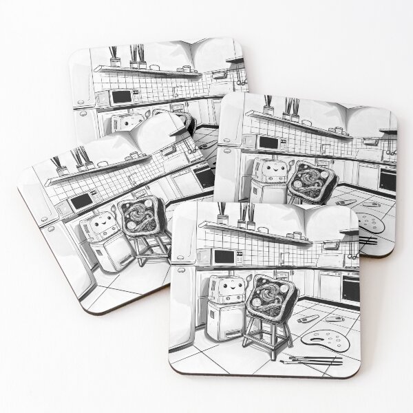 Item preview, Toaster artist designed and sold by Wagging-Tales.