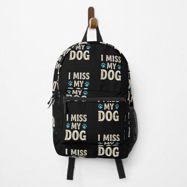 Item preview, I Miss My Dog – Pet Loss Remembrance Quote Typography designed and sold by creativerooney.