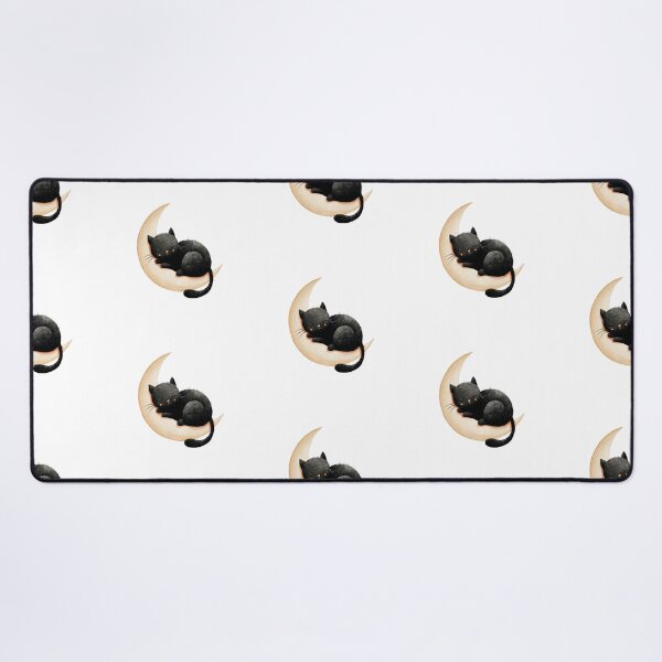 Item preview, Cat asleep on the moon designed and sold by MendaciousMina.
