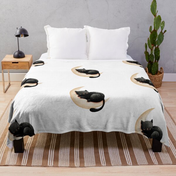 Item preview, Cat asleep on the moon designed and sold by MendaciousMina.