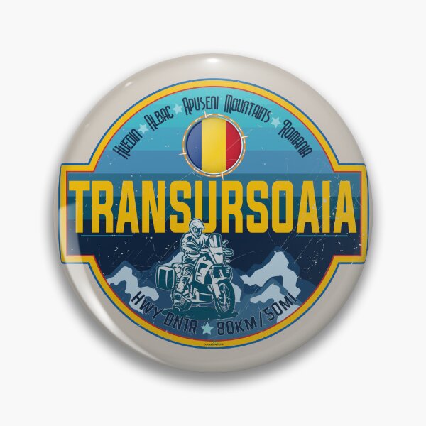 Item preview, Transursoaia Romania Apuseni Mountains Motorcycle Sticker T-Shirt 01 designed and sold by OuterShellUK.