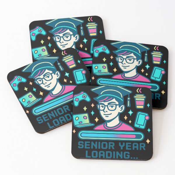 Item preview, Senior Year Loading | Graduation Progress Bar Sticker | Gen Z School Motivation designed and sold by Feline Rockstars.