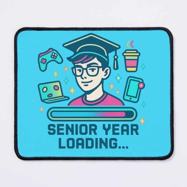 Item preview, Senior Year Loading | Graduation Progress Bar Sticker | Gen Z School Motivation designed and sold by Feline Rockstars.
