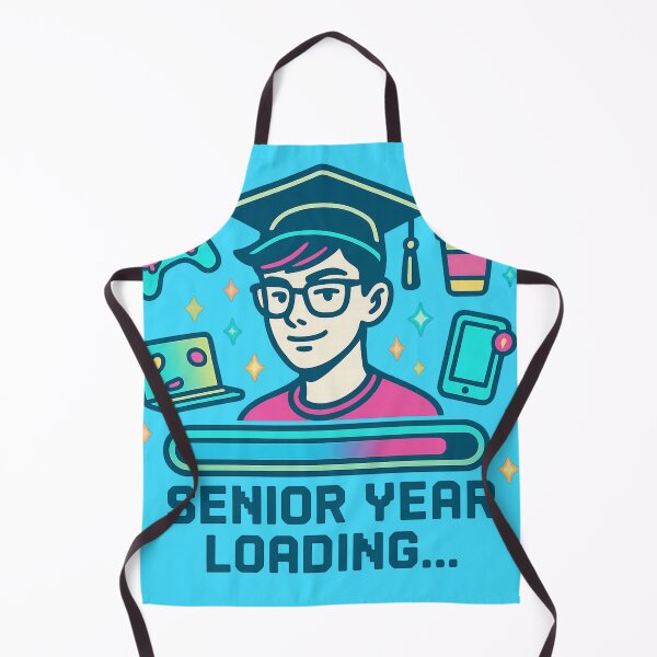 Item preview, Senior Year Loading | Graduation Progress Bar Sticker | Gen Z School Motivation designed and sold by Feline Rockstars.