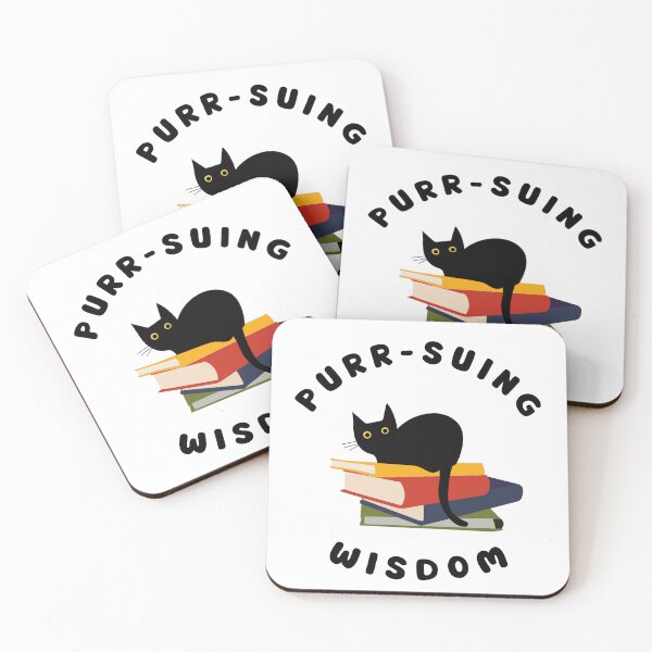 Item preview, Purr-suing Wisdom – Cute Christian Cat designed and sold by OrtegaGrace.