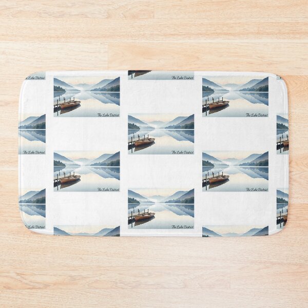 Item preview, Lake District Serenity: A Tranquil Watercolor Reflection designed and sold by Digital Dreams Arts.