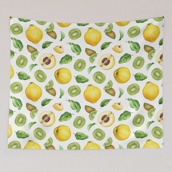 Item preview, Quince and Kiwi pattern designed and sold by Lyubava.