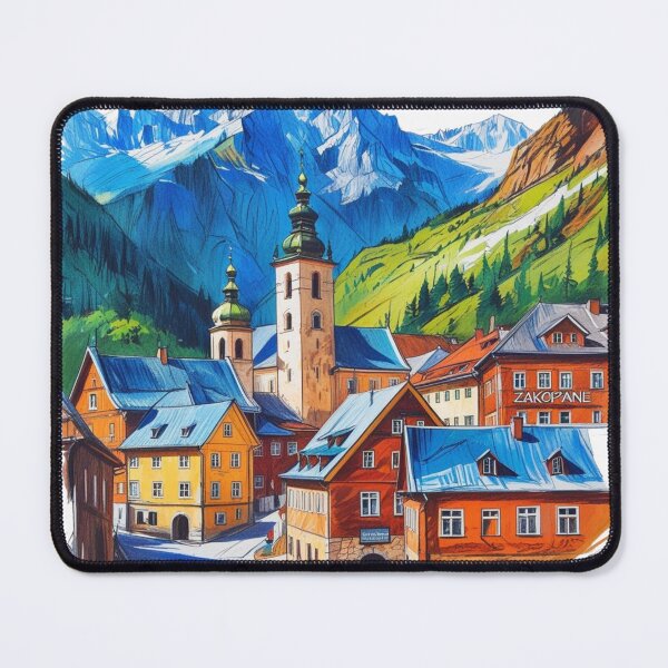 Item preview, Zakopane Landscape beneath the Tatra Mountains designed and sold by dotitoko.
