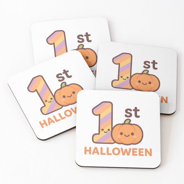 Item preview, Cute 1st Halloween Logo designed and sold by PeckyPom.