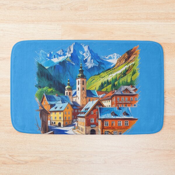 Item preview, Zakopane Landscape beneath the Tatra Mountains designed and sold by dotitoko.