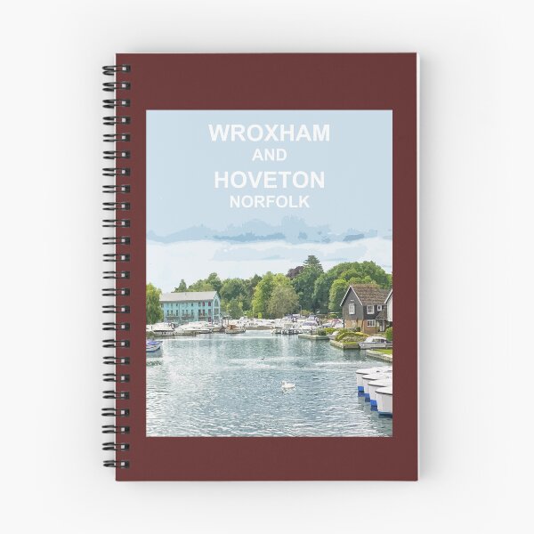 Item preview, Wroxham and Hoveton Norfolk Broads.  Travel poster East Anglia designed and sold by BarbaraGlebska.