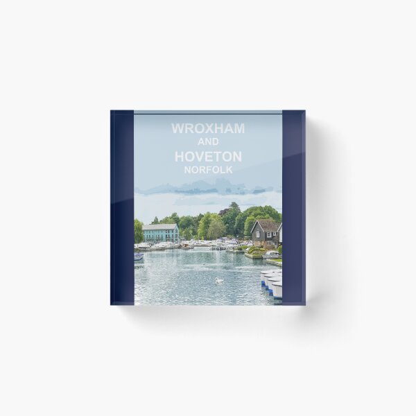 Item preview, Wroxham and Hoveton Norfolk Broads.  Travel poster East Anglia designed and sold by BarbaraGlebska.