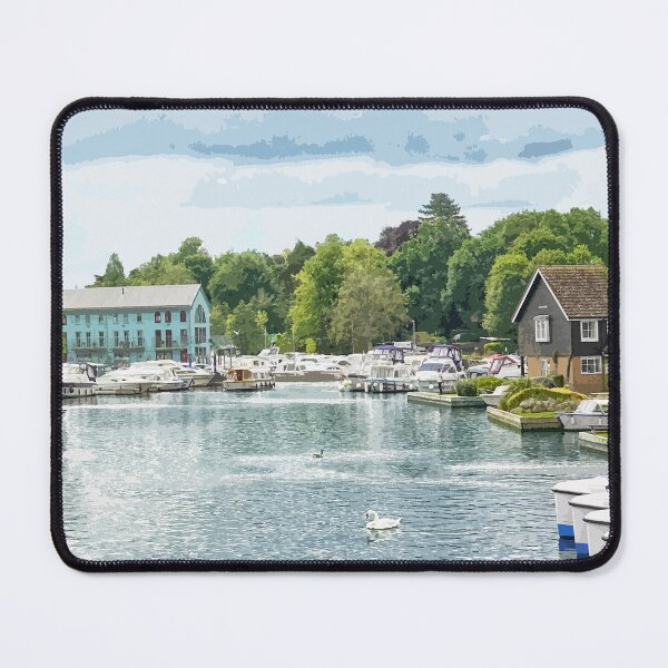 Item preview, Wroxham and Hoveton Norfolk Broads. Travel poster East Anglia designed and sold by BarbaraGlebska.