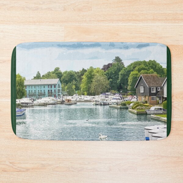 Item preview, Wroxham and Hoveton Norfolk Broads. Travel poster East Anglia designed and sold by BarbaraGlebska.